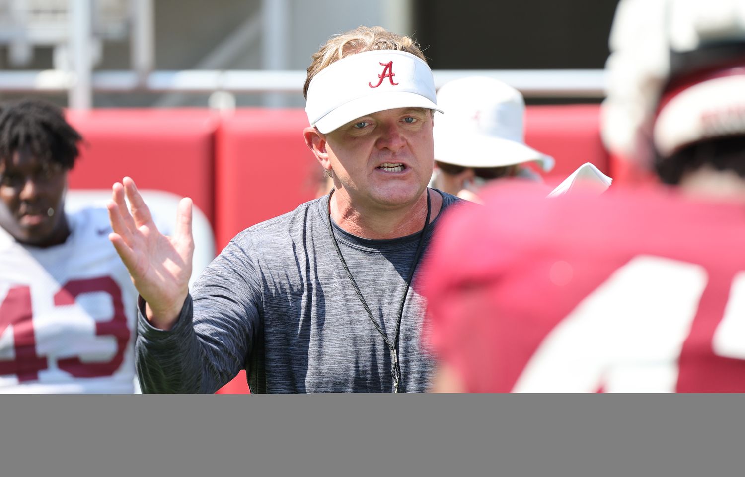 Alabama Offensive Line Coach Eric Wolford